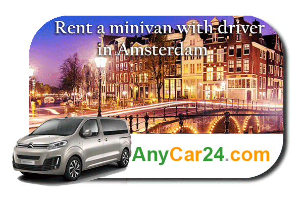 Hire a minivan with driver in Amsterdam