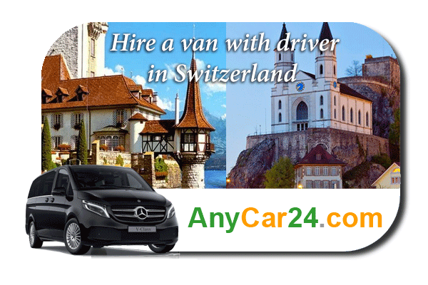 Hire a van with driver in Switzerland