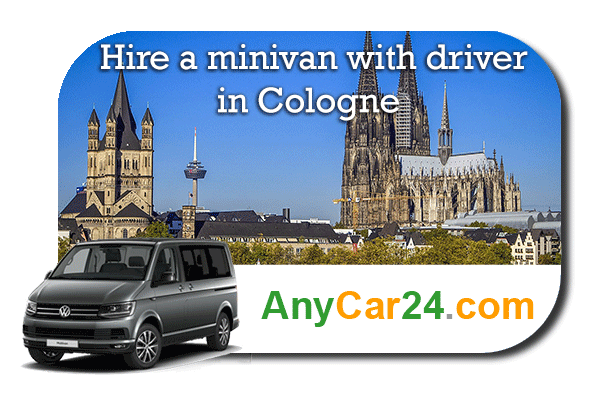 Rent a van with chauffeur in Cologne