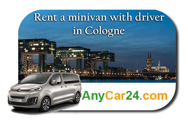 Hire a minivan with driver in Cologne