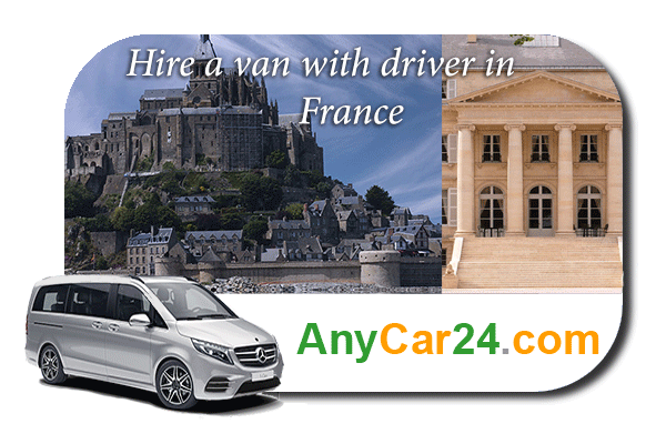 Hire a van with driver in France