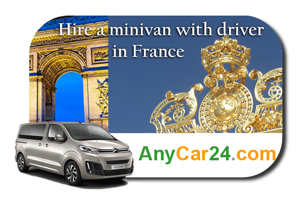 Hire a minivan with driver in France