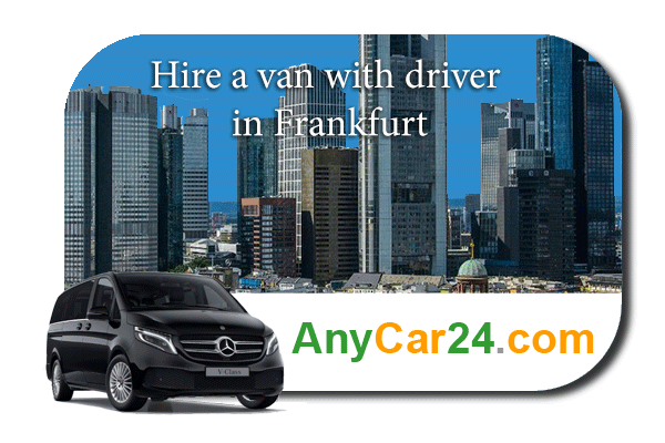 Hire a van with driver in Frankfurt