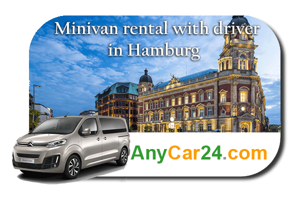 Hire a minivan with driver in Hamburg