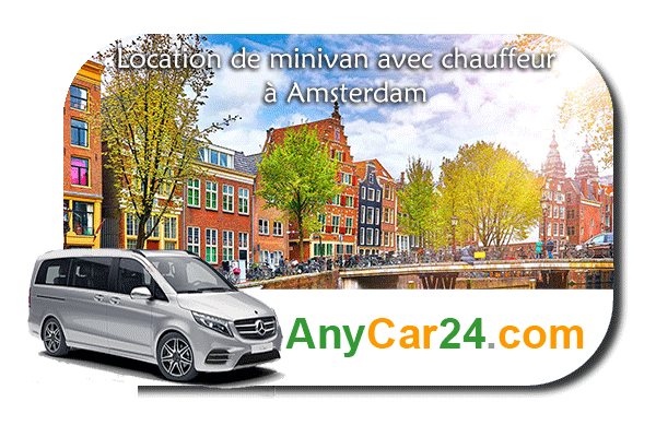 Louer un minibus ou un minivan avec chauffeur à Amsterdam