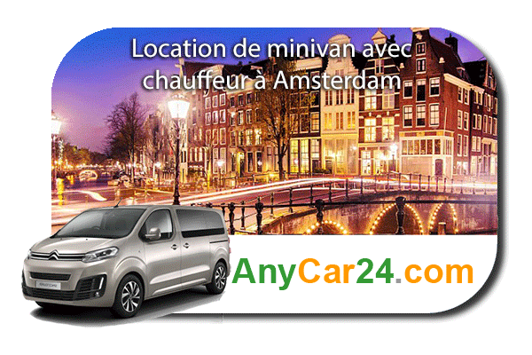 Location de minivan avec chauffeur à Amsterdam