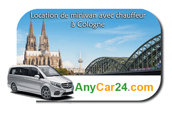 Louer un minibus ou un minivan avec chauffeur à Cologne