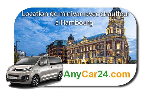 Location de minivan avec chauffeur à Hambourg