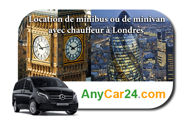 Louer un minibus ou un minivan avec chauffeur à Londres