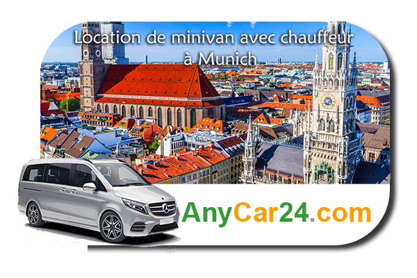 Louer un minibus ou un minivan avec chauffeur à Munich