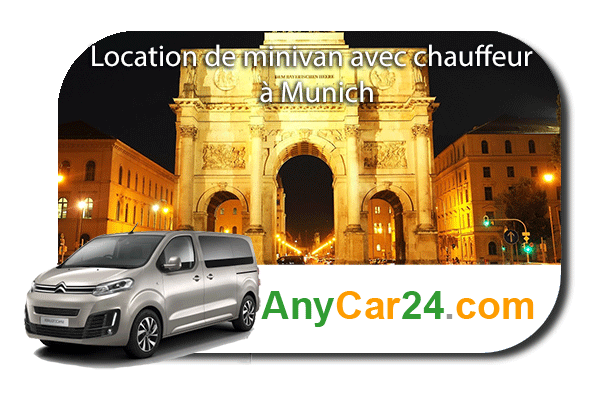 Location de minivan avec chauffeur à Munich