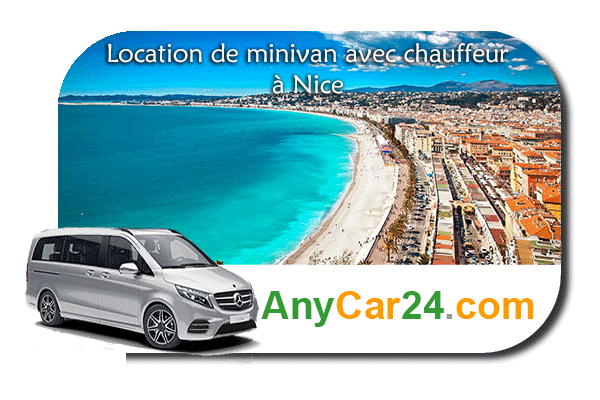 Louer un minibus ou un minivan avec chauffeur à Nice