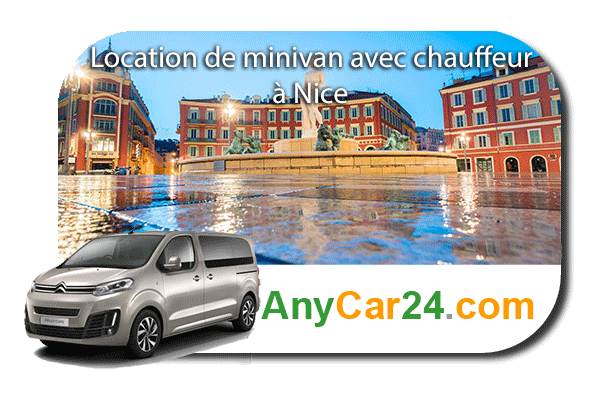 Location de minivan avec chauffeur à Nice