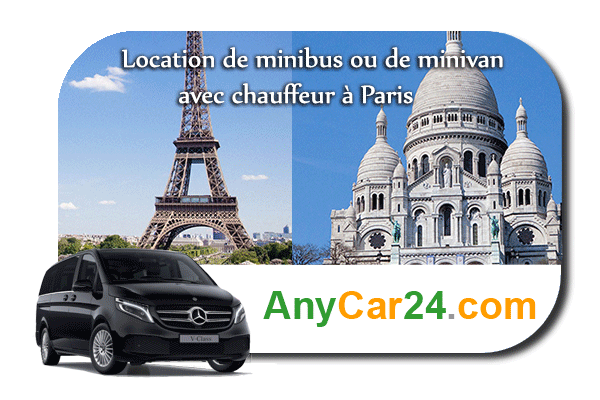 Louer un minibus ou un minivan avec chauffeur à Paris Louer un minibus ou un minivan avec chauffeur à Paris
