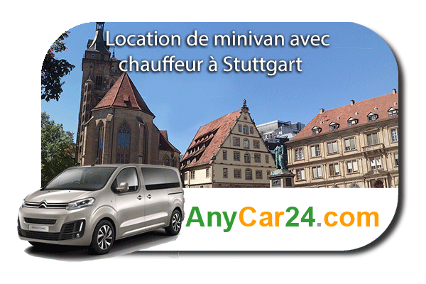 Location de minivan avec chauffeur à Stuttgart
