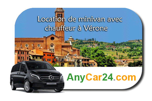 Louer un minibus ou un minivan avec chauffeur à Vérone