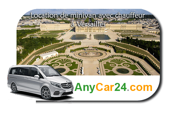 Louer un minibus ou un minivan avec chauffeur à Versailles