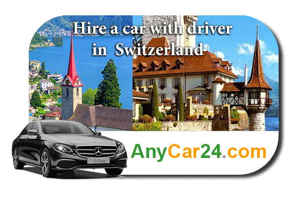 Hire a car with driver in Switzerland