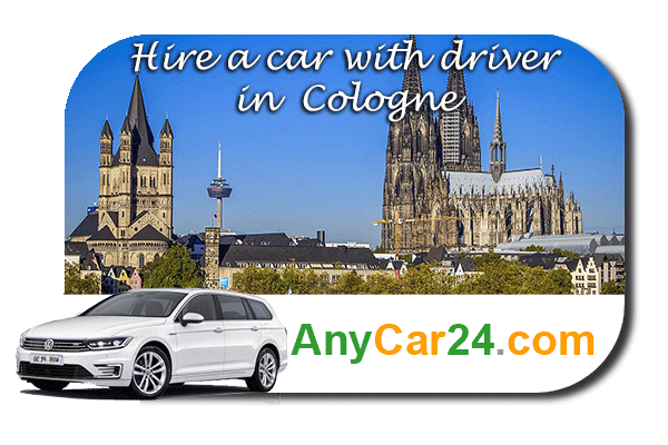 Hire a car with chauffeur in Cologne