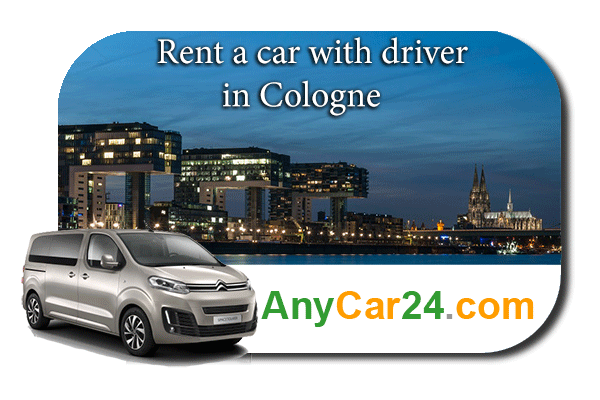 Rent a car with chauffeur in Cologne