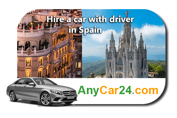 Hire a car with driver in Spain