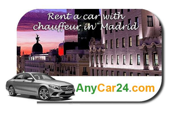 Rent a car with chauffeur in Madrid