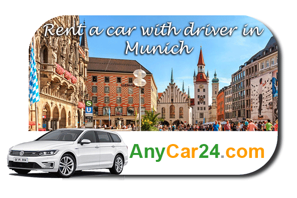 Hire a car with chauffeur in Munich