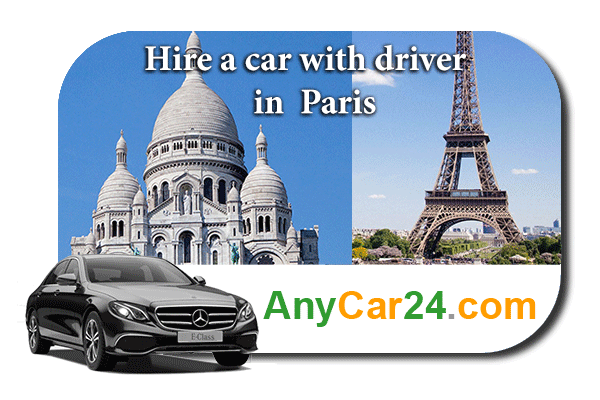 Hire a car with driver in Paris