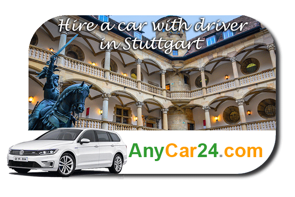 Hire a car with chauffeur in Stuttgart