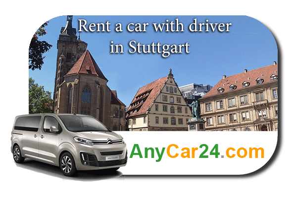 Rent a car with chauffeur in Stuttgart