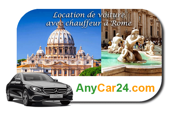Louer une voiture avec chauffeur à Rome
